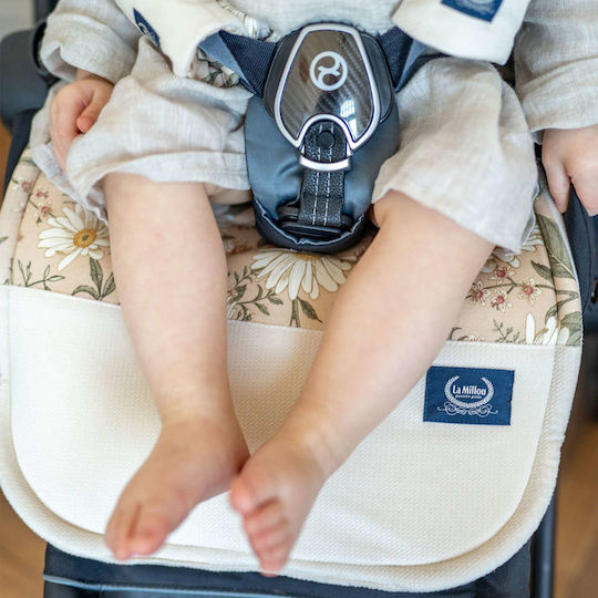 Jersey Prince Velvet Wind Blue 5-Point Stroller Cover La Millou Light Blue