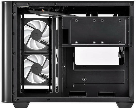 FSP/Fortron S380 Gaming Midi Tower Κουτί Υπολογιστή με Πλαϊνό Παράθυρο και RGB Φωτισμό Μαύρο