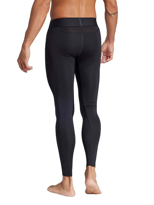 adidas Techfit Мъжки Спортни Клинове Дълга Черен adidas Techfit Мъжки Спортни Клинове Дълга Черен