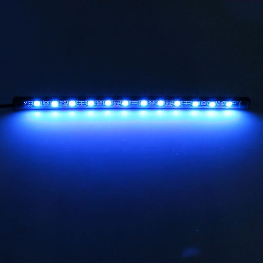 4 1 Universal Car Led Atmosphere Lights Multicolor Decorative Light 48leds Smd-5050 Lamps Dc 12v 3.7w Ice Blue Light
