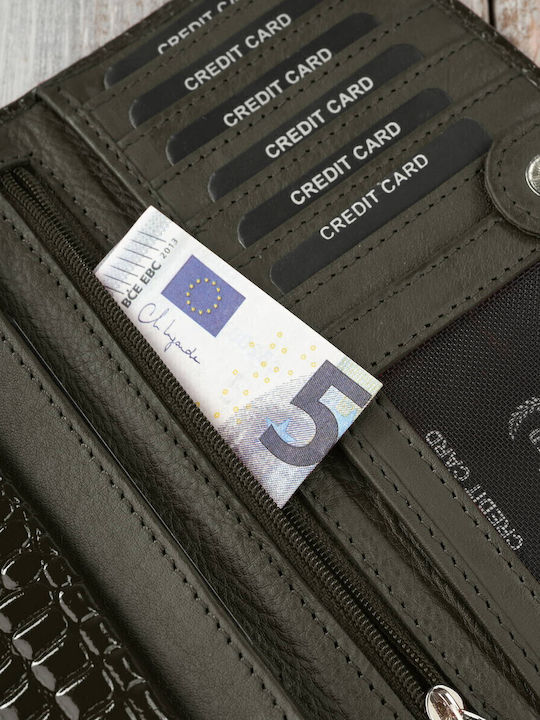 Малък Дамско Портмоне Класически с RFID Зелен