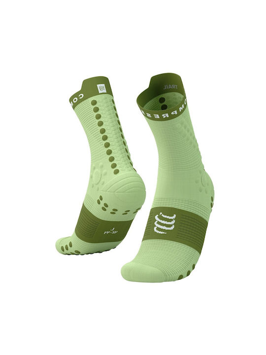 Compressport Racing Athletic Socks Green 1 Pair