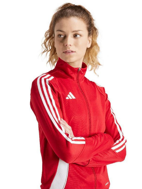 Women's Sweatshirt Jacket Red