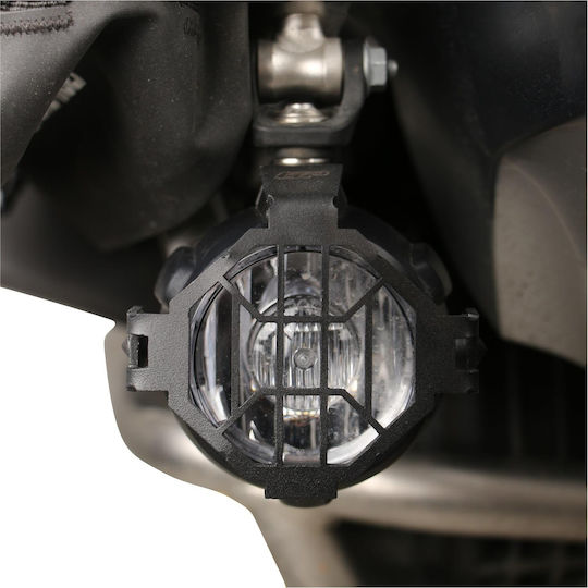 Moto Discovery Motorcycle Headlight Protector Black