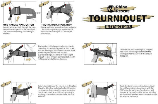 Garou Tourniquet Aluminiu Gag Rhino Rescue Coyote