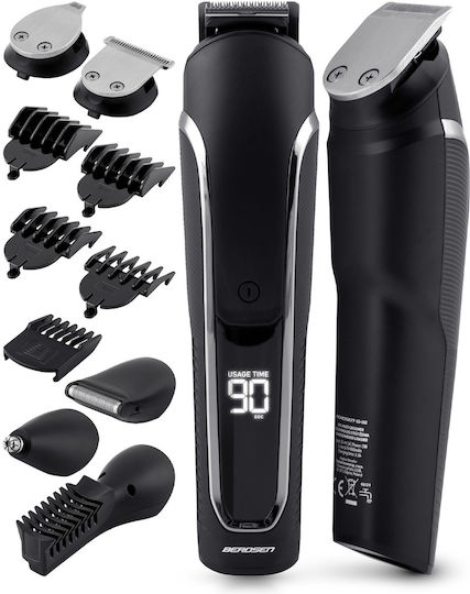 Berdsen Wiederaufladbar Haarschneidemaschine Schwarz BD-262