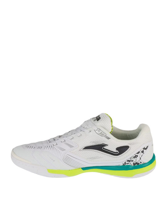 Joma Liga 5 Pantofi de Fotbal de futsal Albe
