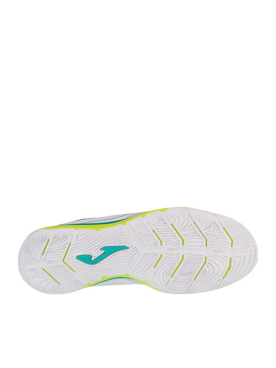 Joma Liga 5 Pantofi de Fotbal de futsal Albe