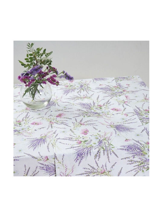 Dimeco Platzdeckchen Stoff Weiß 35x50cm 1Stück