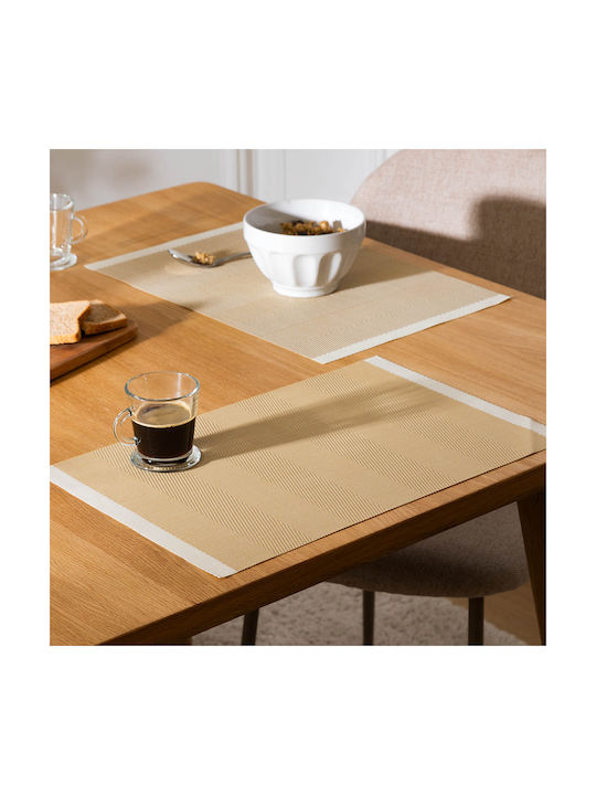 Plastic Placemat Yellow 45x30cm