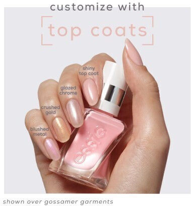 Essie Gel Couture Metalic Strat Final De Lungă Durată 563 Metal Roz Pal 13.5ml