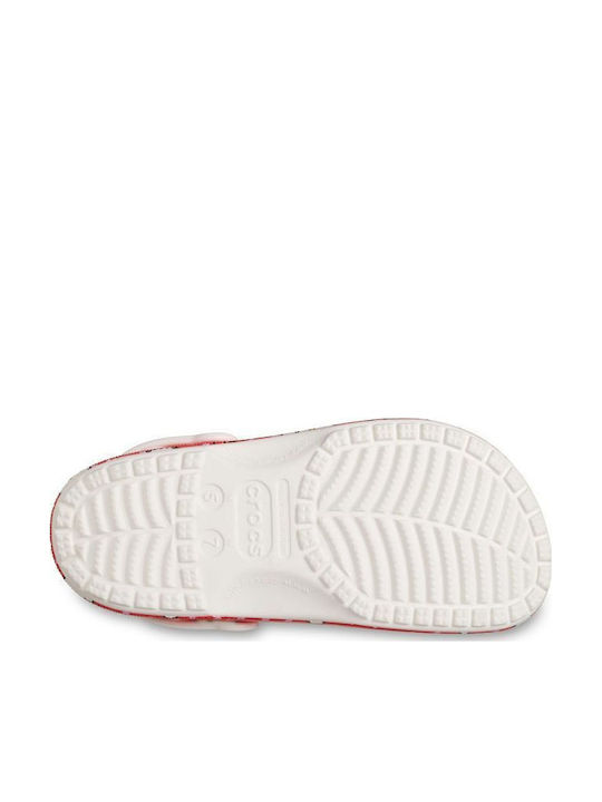 Crocs Classic Clog Γυναικεία Σαμπό Κόκκινα