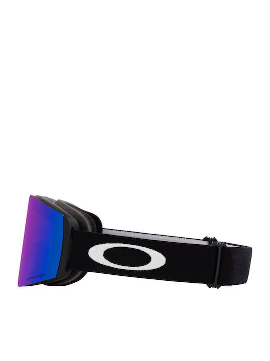 Oakley Fall Line M Masca Ski Si Snowboard Adulți Neagră Cu Lentilă Polarized În Culoare Neagră