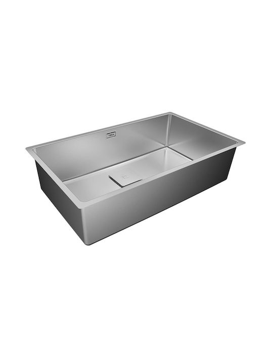 Teka Flexlinea Pureclean RS15 71.40 Υποκαθήμενος Νεροχύτης Inox Σατινέ Μ75xΠ44cm Ασημί