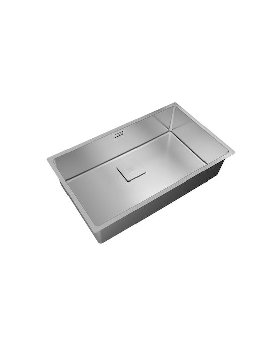 Teka Flexlinea Pureclean RS15 71.40 Υποκαθήμενος Νεροχύτης Inox Σατινέ Μ75xΠ44cm Ασημί