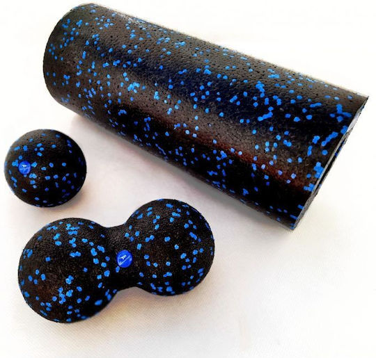 Yakimasport Σετ Foam Rollers Μπλε 8cm