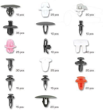 Set Kunststoff-Clips Toyota Lexus 350 Stück