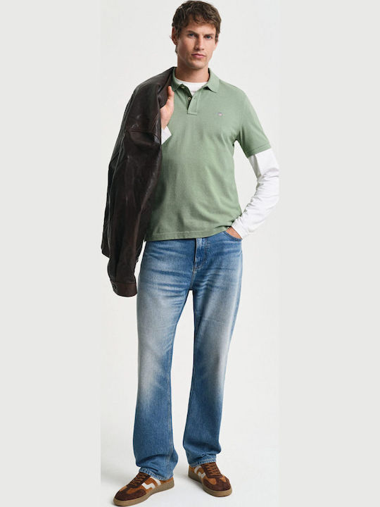 Polo Short Sleeve Blouse Kalamata Green