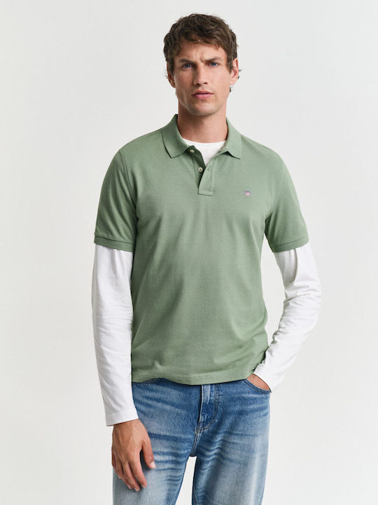 Polo Short Sleeve Blouse Kalamata Green