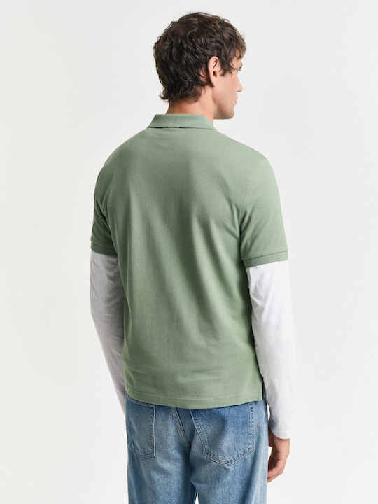 Polo Short Sleeve Blouse Kalamata Green
