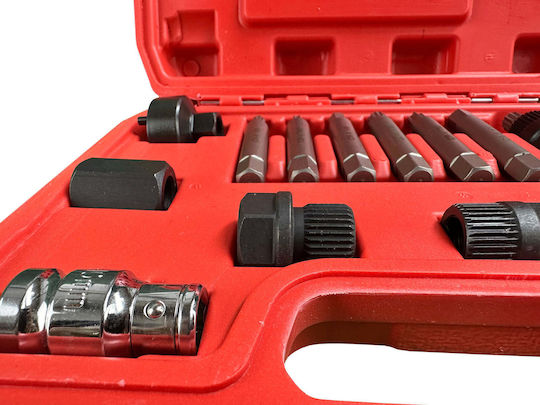 Set Universal de Unelte pentru Instalarea și Demontarea Fuliei Alternatorului Auto 13 Piese Gebo Tools
