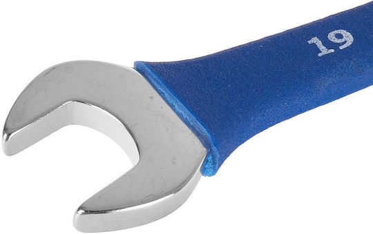Set 25 Fixed Ring Combination Wrenches Anti-slip Rubber Handle Grip 6-32mm
