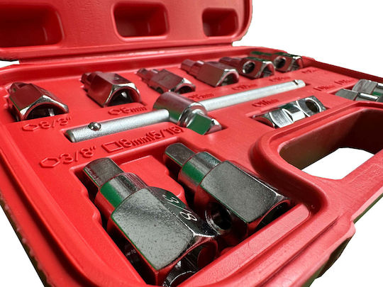 Комплект от 12 части ключове за пробка на маслен картер Gebo Tools