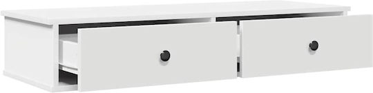 Wall Shelf White 100x37.5x19cm