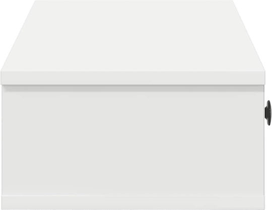 Wall Shelf White 100x37.5x19cm