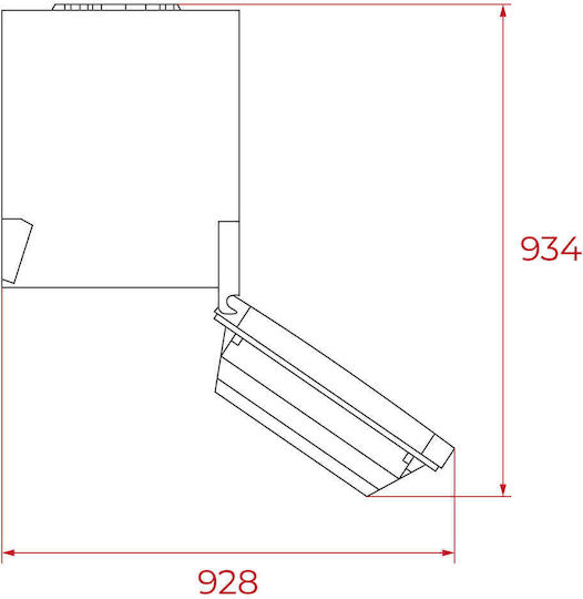 Teka Ψυγείο Δίπορτο 235lt Υ159xΠ55xΒ55εκ. Λευκό RTF 3210