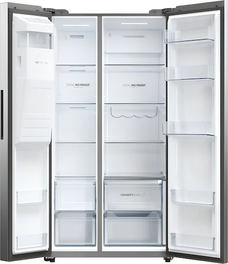 Хладилник Гардероб 601лт В177.5xШ90.5xД72.6см. Inox HSW59F18EIMM