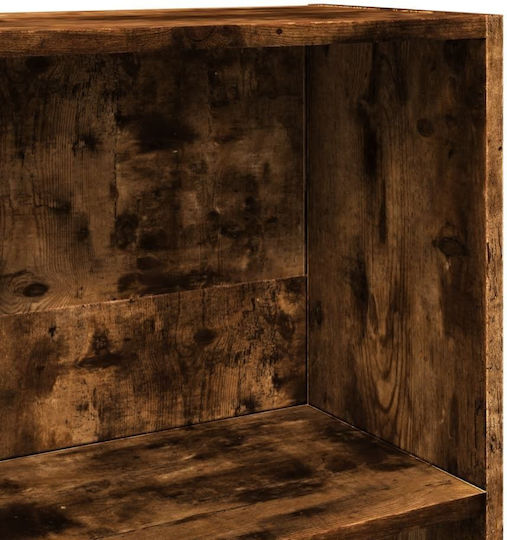 Bücherschrank Rauchige Eiche 80x30x114cm