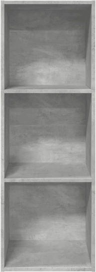 Bibliothek Grau Beton 40x30x114cm