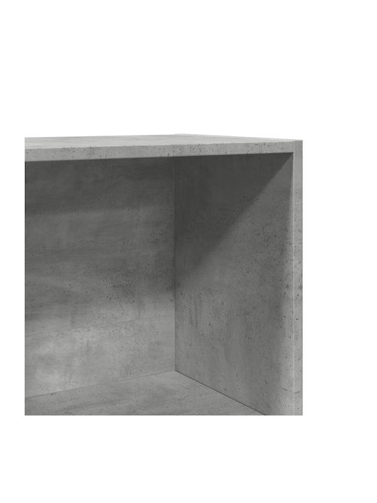 Βιβλιοθήκη Γκρι Σκυροδέματος 40x30x114εκ.