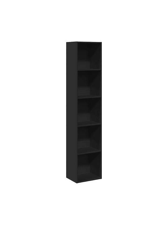 Bookcase Black 40x30x189cm