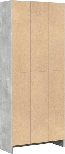 Библиотека Сив Цимент 60x24x143см