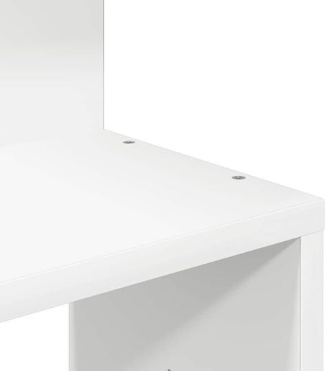Γωνιακό Ράφι Λευκό 32x32x127.5εκ.