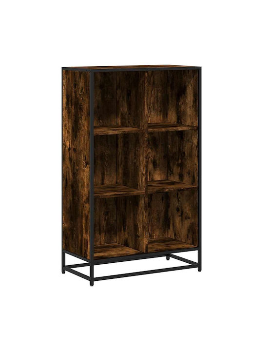 Bookcase Smoked Oak, Brown 65.5x33x107.5cm