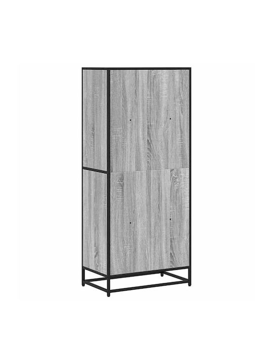 Βιβλιοθήκη Γκρι Sonoma 60x35x139εκ.