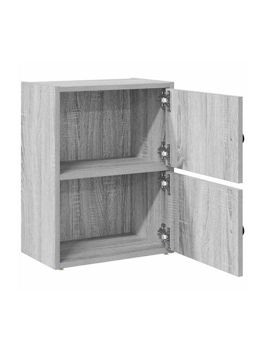 Wohnzimmer Schrank aus Spanplatte Grau Sonoma 40x24x52cm