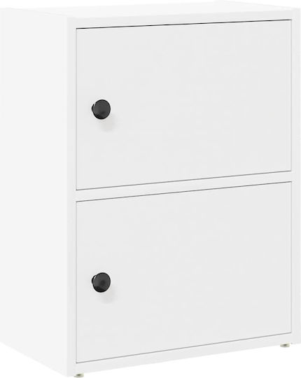 Wohnzimmerschrank aus Spanplatte Weiß 40x24x52 cm