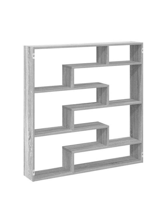 Shelf Wall Grey Sonoma 100x18x100cm