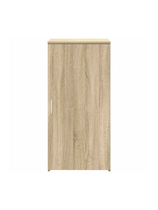 Living Room Display Cabinet Made of Particle Board Brown 50x45x103.5cm