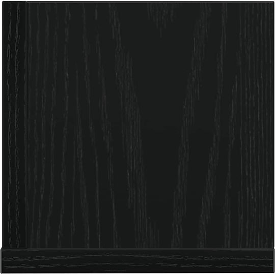Wandregale Schwarz 2Stücke 100x16.5x16.5cm
