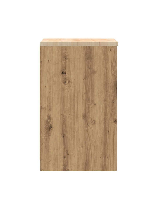Висулка Шкаф За Дневна От Масивно Дърво Кафяв 40x51x85см