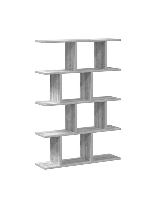 Shelf Wall Cubes Grey Sonoma 70x18x100cm