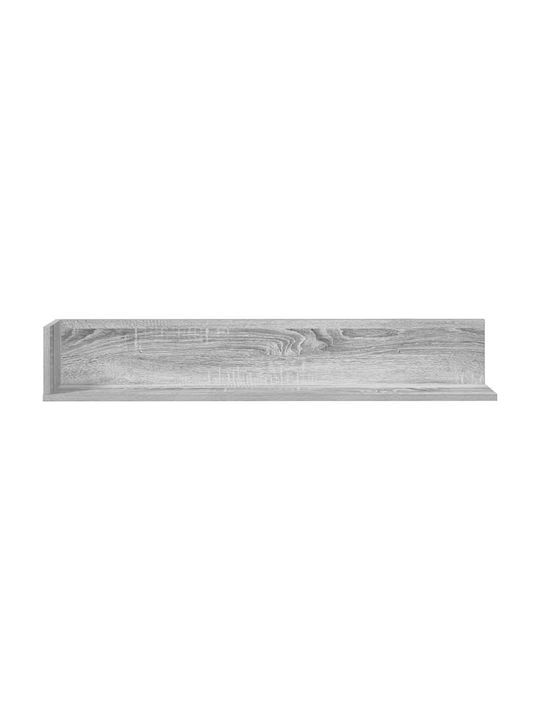 Wall Shelves Gray Sonoma 2 Pieces 100x16.5x16.5 cm