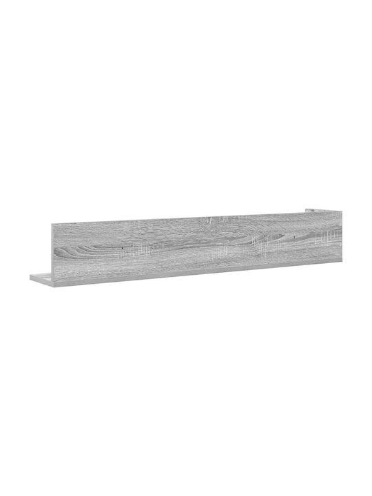 Wall Shelves Gray Sonoma 2 Pieces 100x16.5x16.5 cm