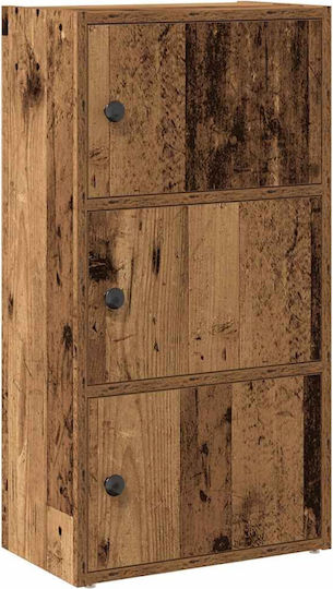 Living Room Cabinet Made of Brown Particle Board 40x24x77cm