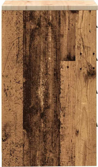 Ντουλάπι Σαλονιού από Μασίφ Ξύλο Καφέ 40x51x85cm